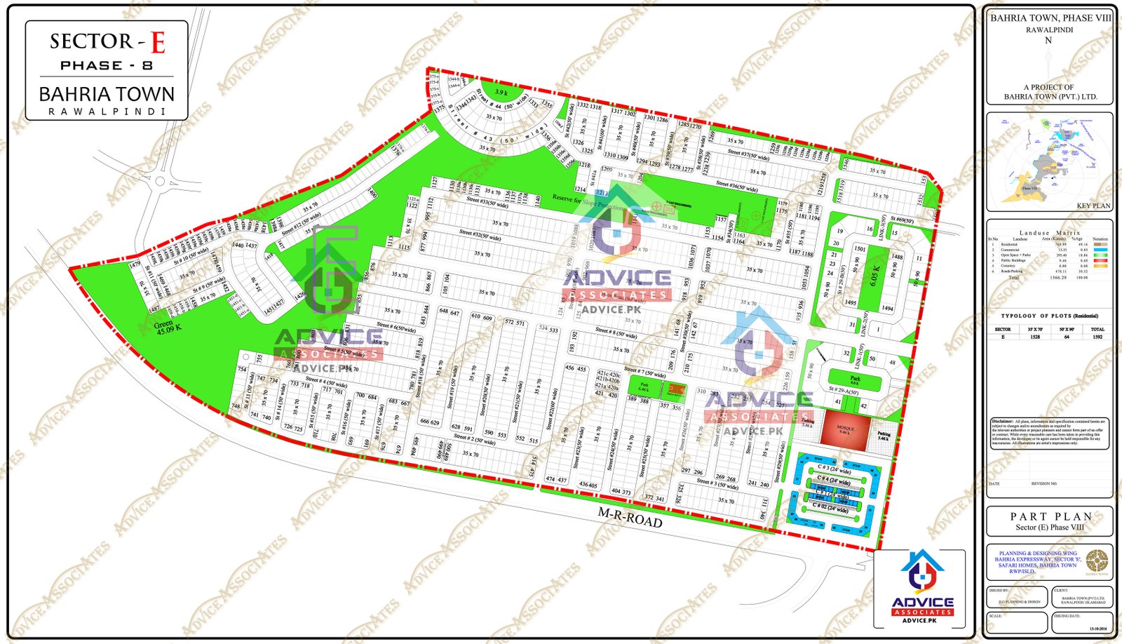 Bahria Town Phase 8 Block E Map