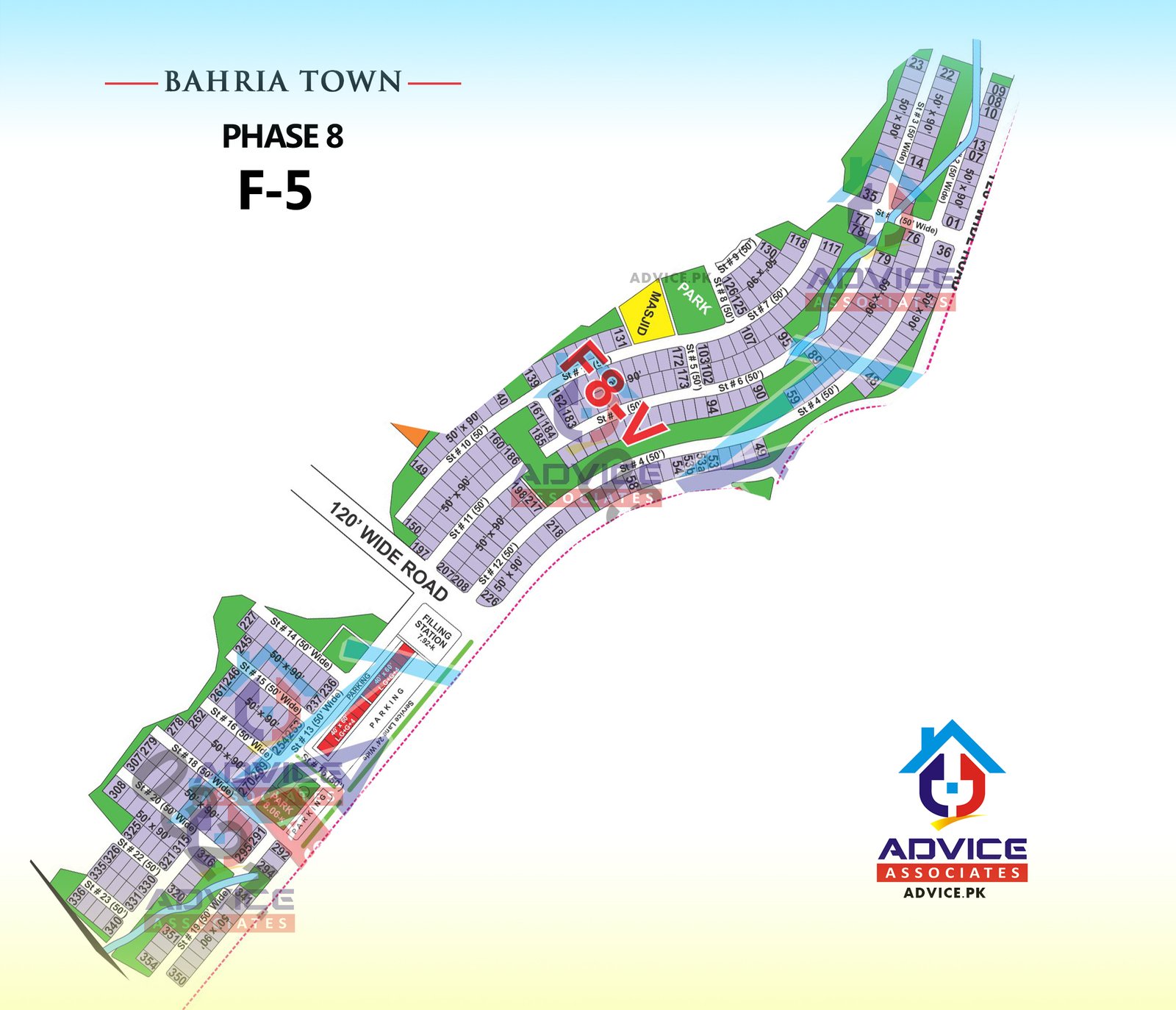 Bahria Town Phase 8 F5 Block