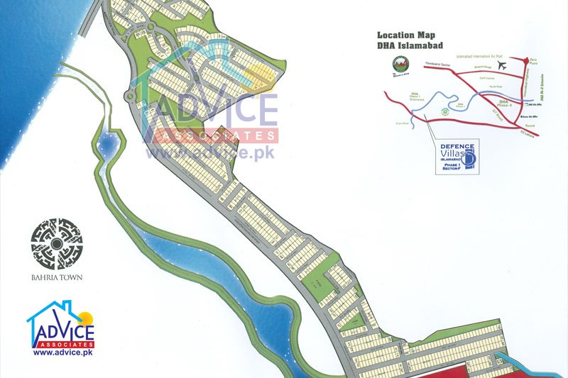 deffence villas map